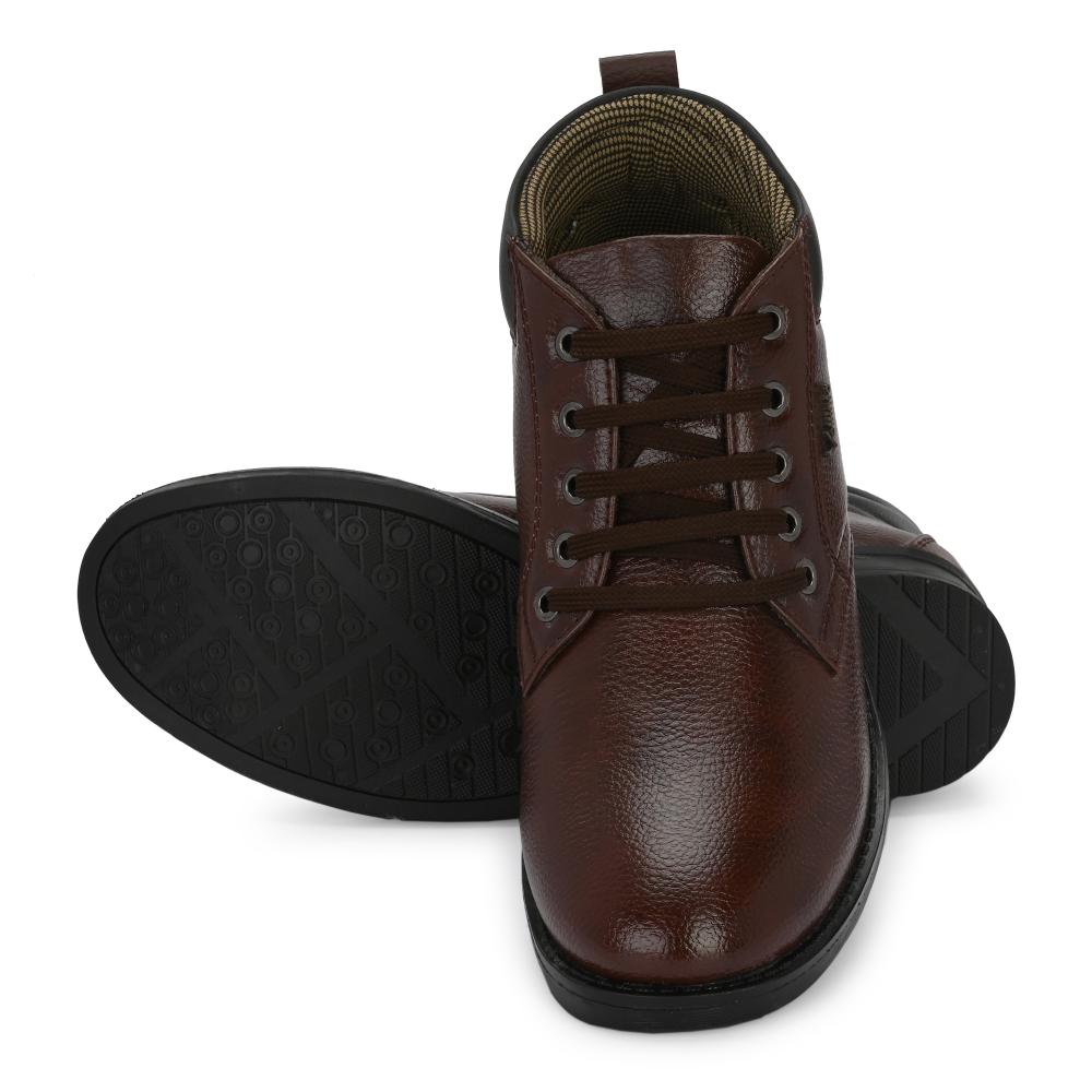 Vellinto ALEXANDER Casual Boots For Men ll Synthetic Leather Casuals For Men Boots For Men