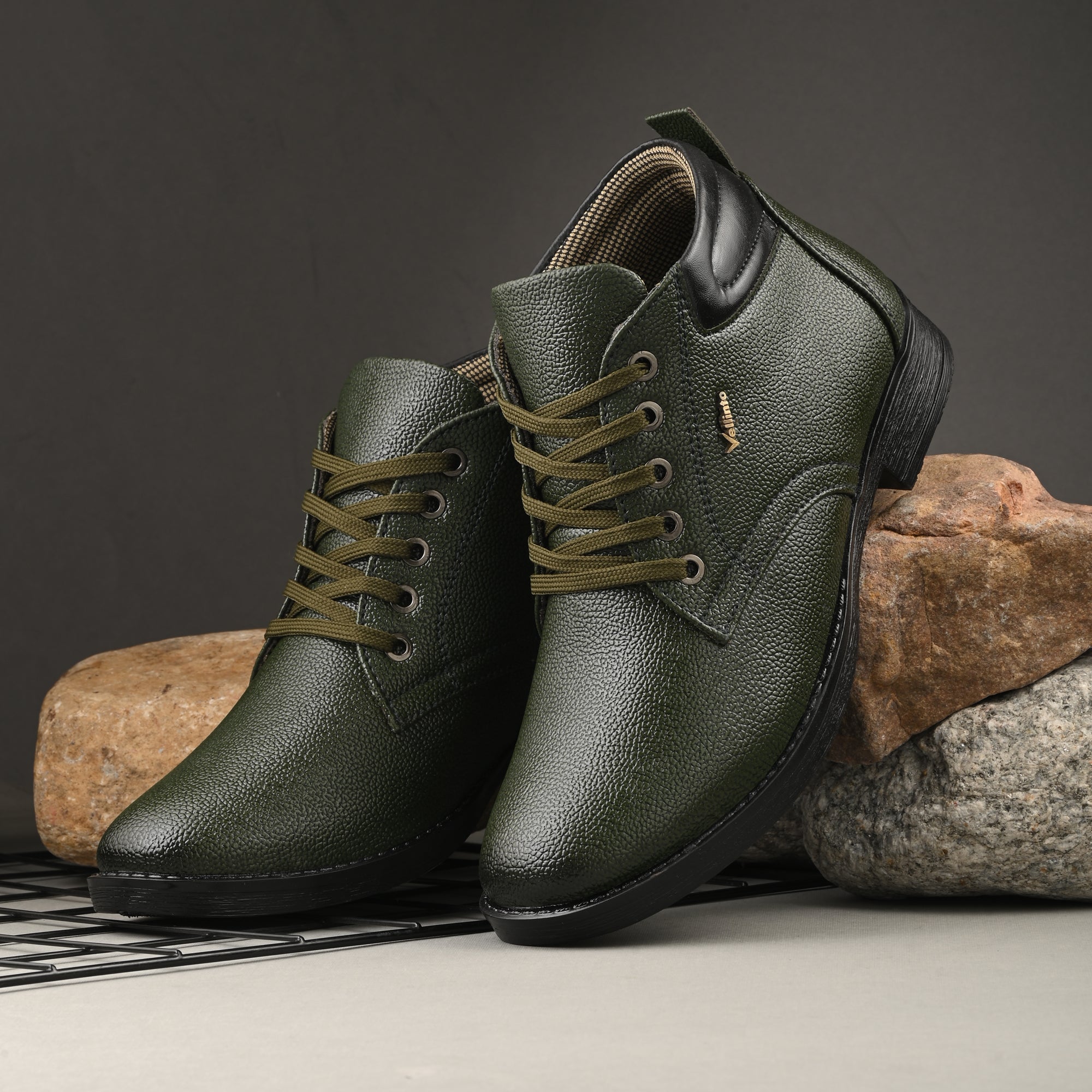 Vellinto ALEXANDER Casual Boots For Men ll Synthetic Leather Casuals For Men Boots For Men