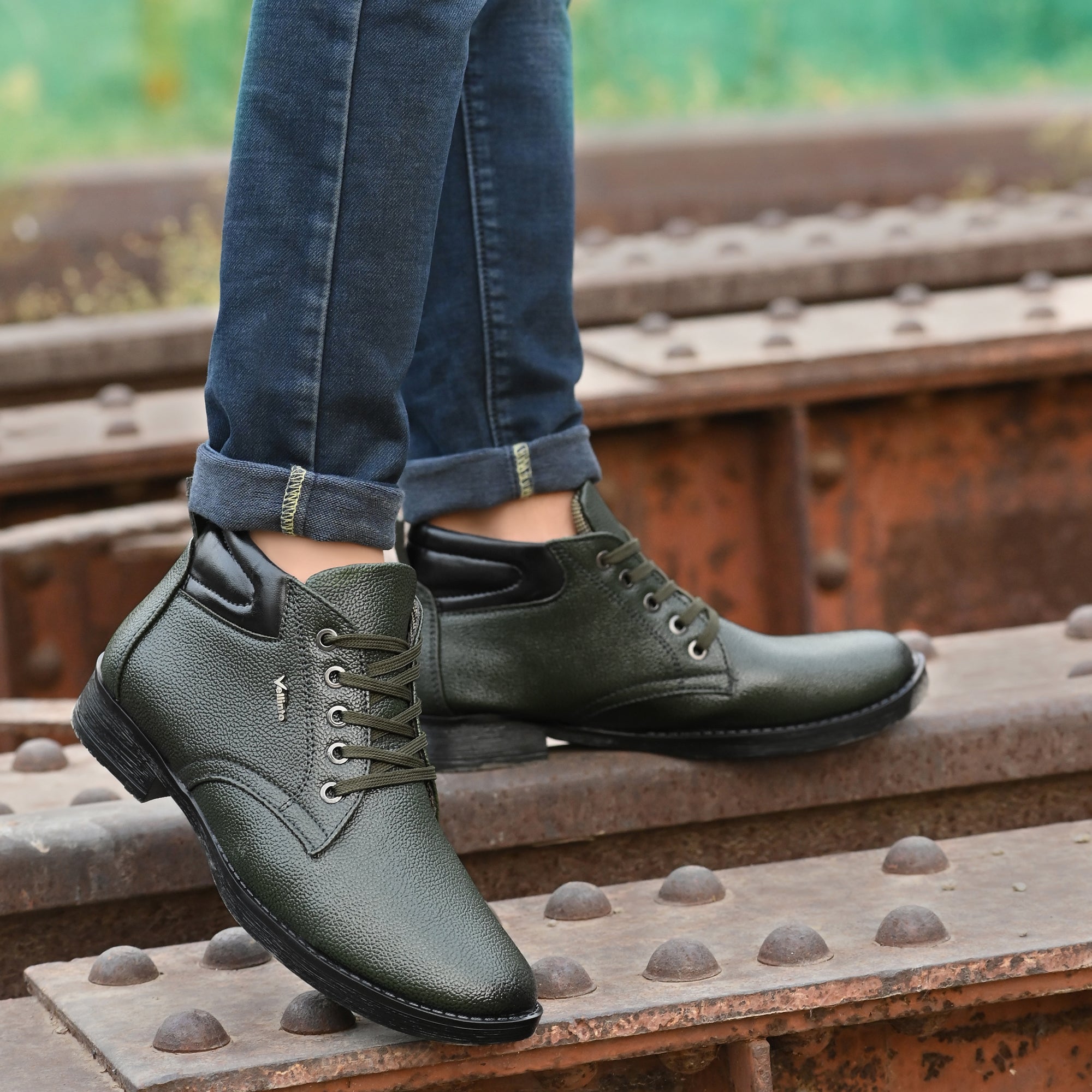 Vellinto ALEXANDER Casual Boots For Men ll Synthetic Leather Casuals For Men Boots For Men