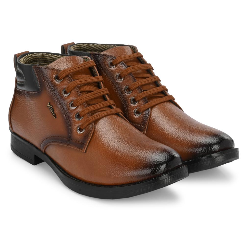 Vellinto ALEXANDER Casual Boots For Men ll Synthetic Leather Casuals For Men Boots For Men