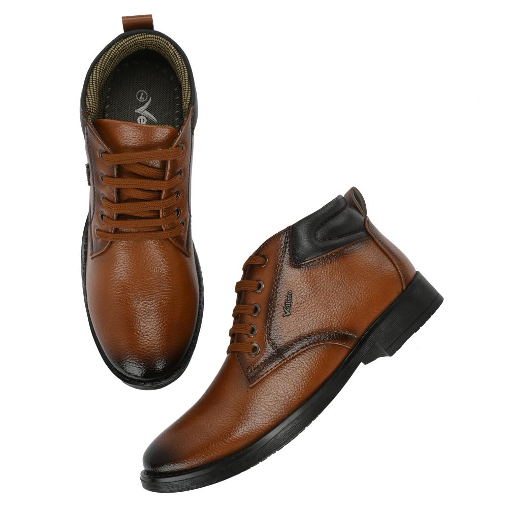 Vellinto ALEXANDER Casual Boots For Men ll Synthetic Leather Casuals For Men Boots For Men