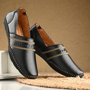 Vellinto RAJPUTANA Rajastani/Punjabi Juttis for Men ll Latest Ethnic Shoes Black
