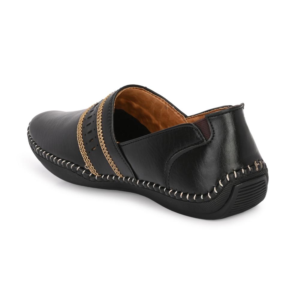 Vellinto RAJPUTANA Rajastani/Punjabi Juttis for Men ll Latest Ethnic Shoes Black