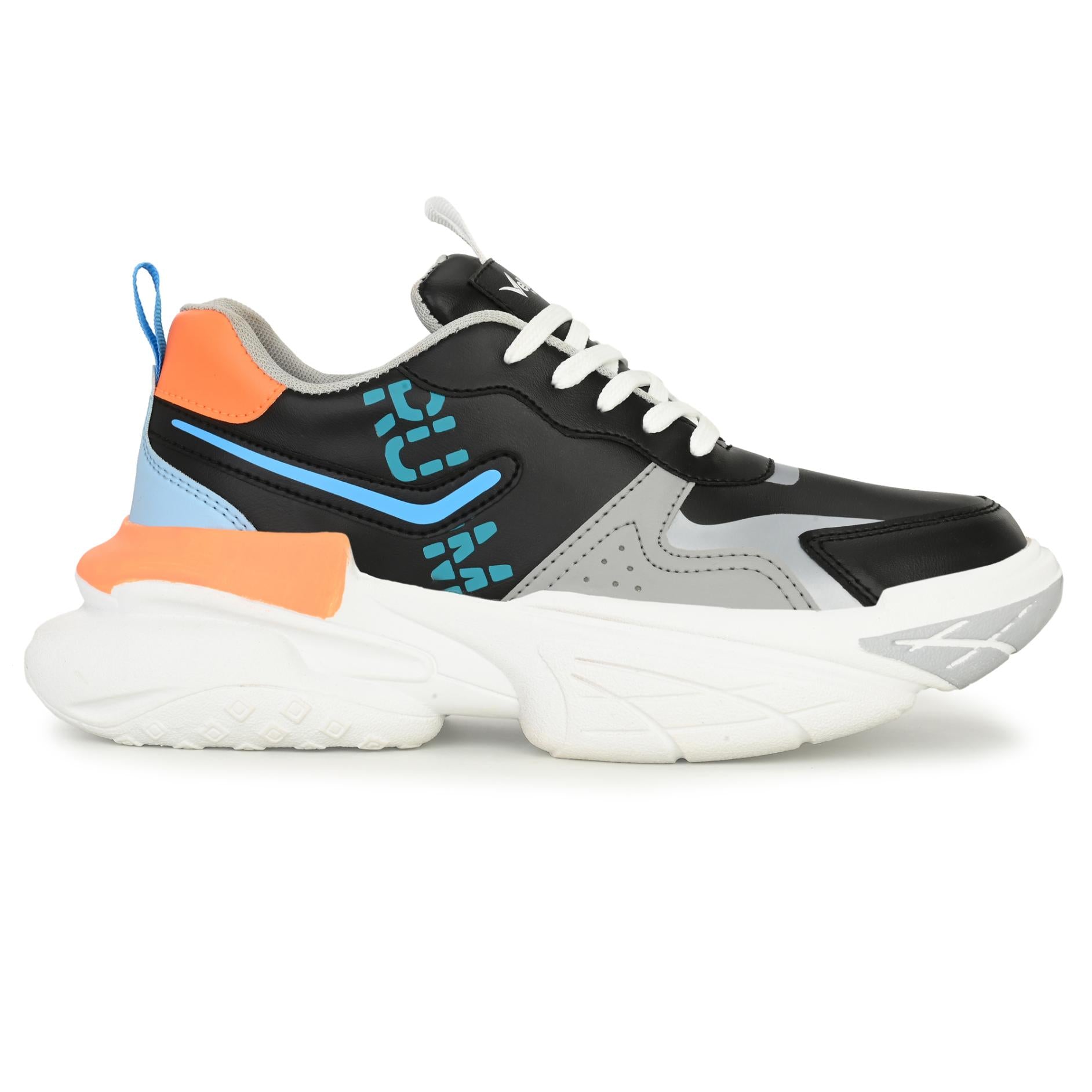 Vellinto WINDSAR Latest Sneakers/Running/Gym/Jogging Shoes for Men ll Casual Trendy Running Shoes for Men Black