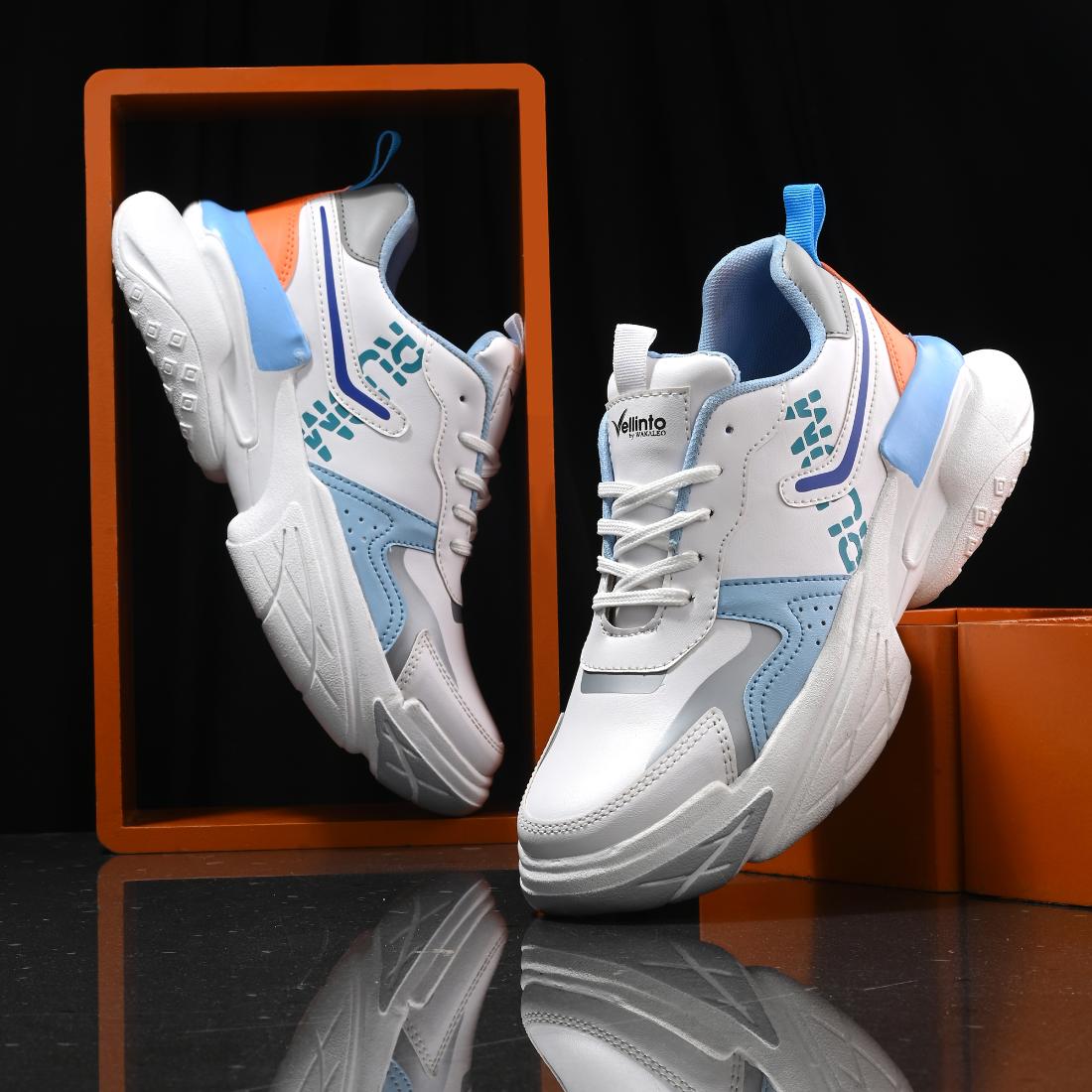 Vellinto WINDSAR Latest Sneakers/Running/Gym/Jogging Shoes for Men ll Casual Trendy Running Shoes for Men Black