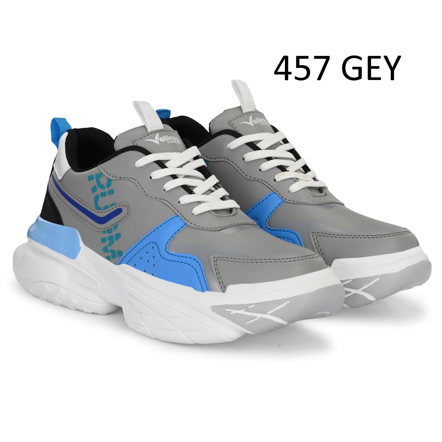 Vellinto WINDSAR Latest Sneakers/Running/Gym/Jogging Shoes for Men ll Casual Trendy Running Shoes for Men Black