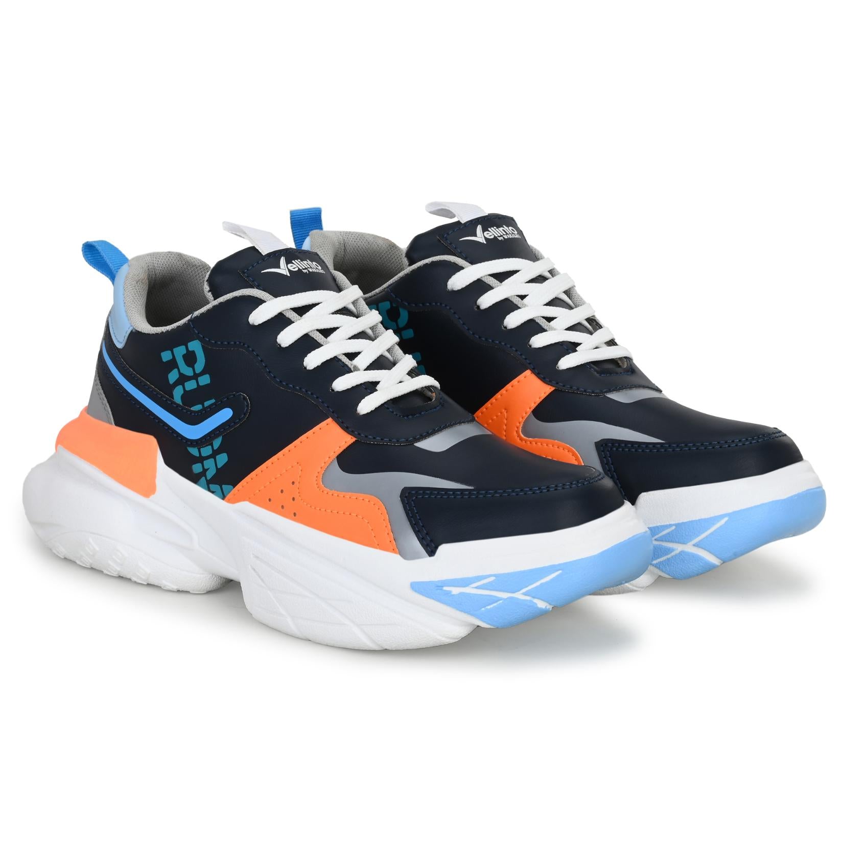 Vellinto WINDSAR Latest Sneakers/Running/Gym/Jogging Shoes for Men ll Casual Trendy Running Shoes for Men Black