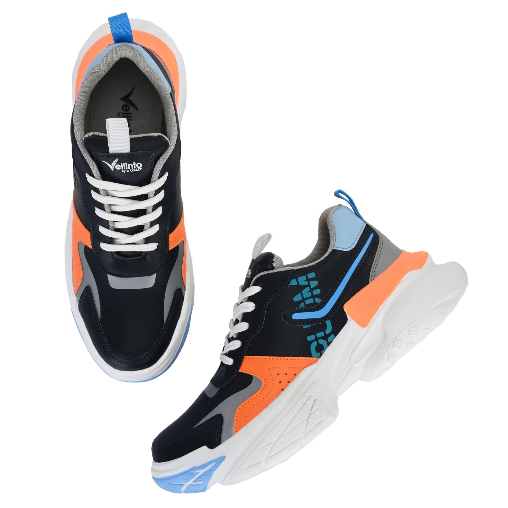 Vellinto WINDSAR Latest Sneakers/Running/Gym/Jogging Shoes for Men ll Casual Trendy Running Shoes for Men Black