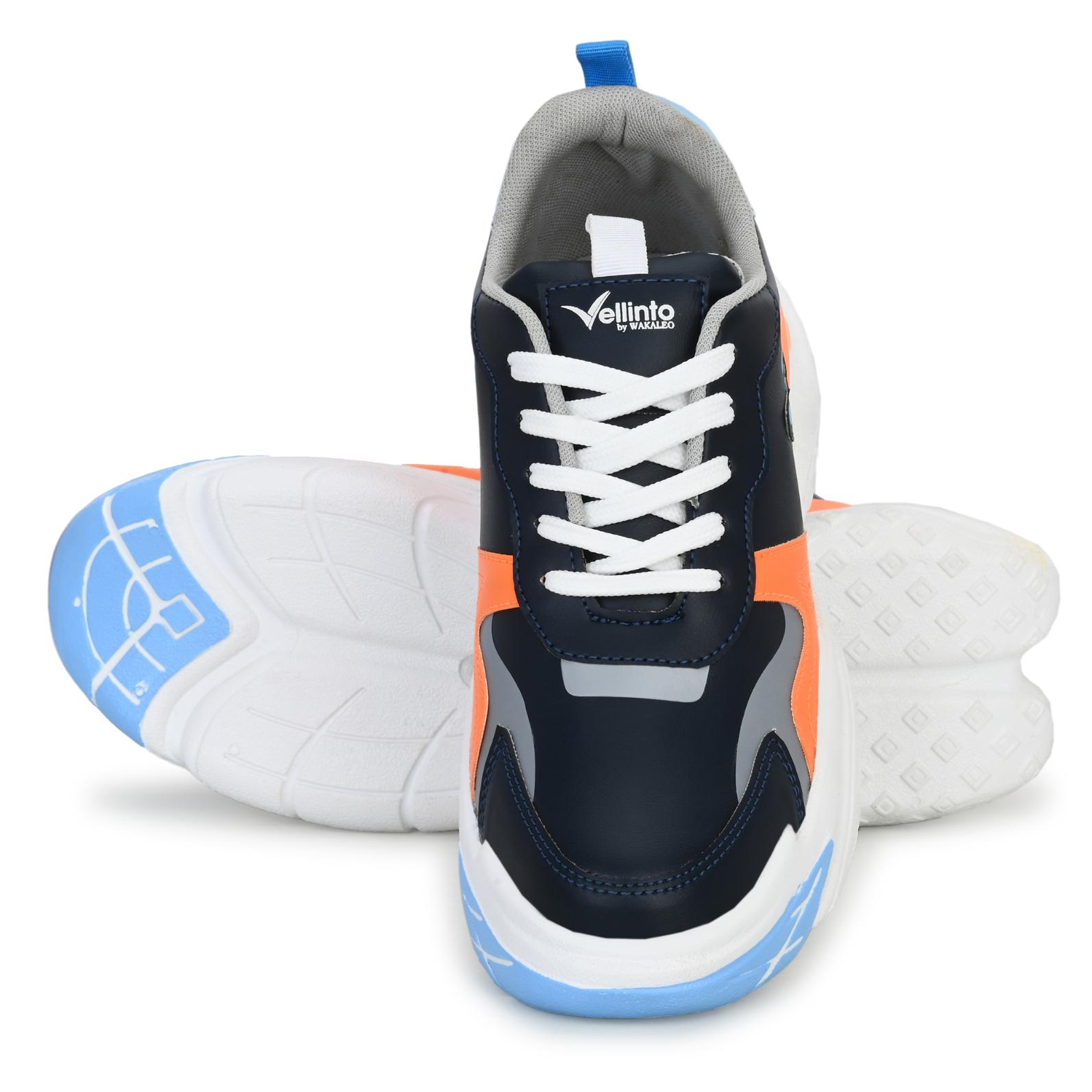 Vellinto WINDSAR Latest Sneakers/Running/Gym/Jogging Shoes for Men ll Casual Trendy Running Shoes for Men Black