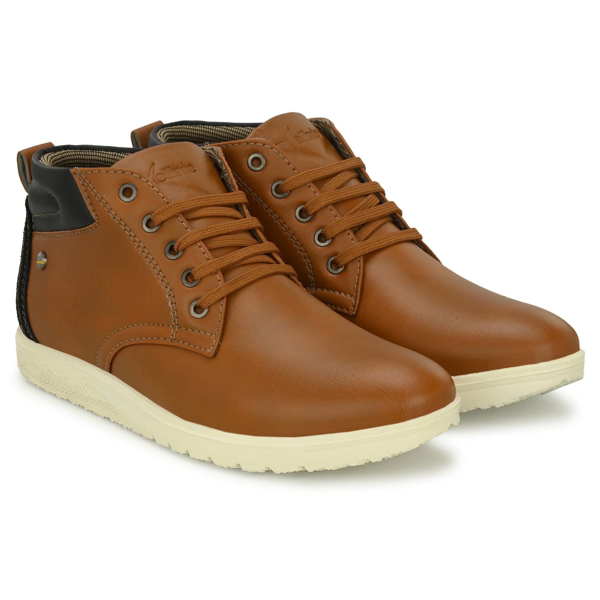 Vellinto KIERAN Casual Mid-Ankle Boots For Men ll Daily Use Casual Shoes For Men