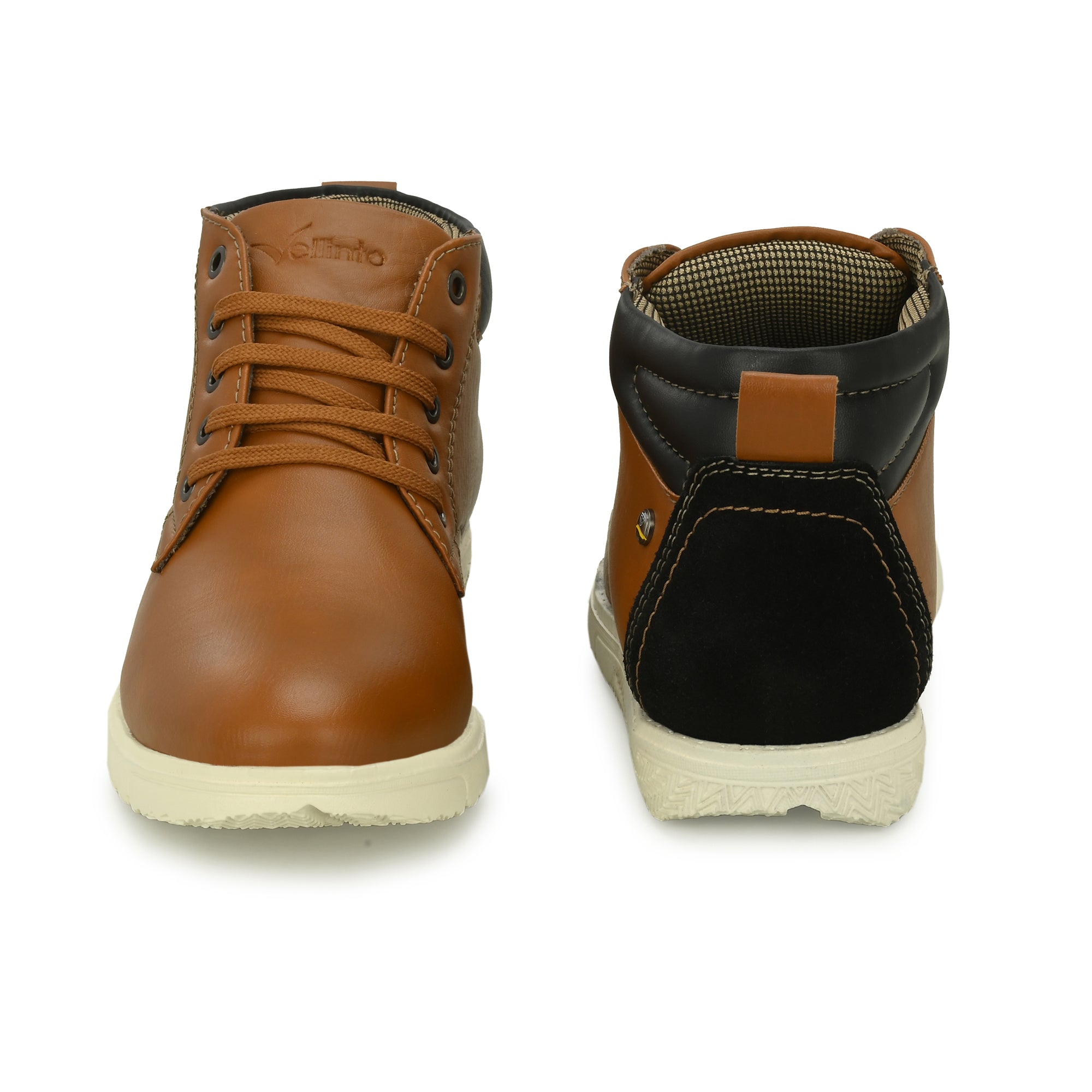 Vellinto KIERAN Casual Mid-Ankle Boots For Men ll Daily Use Casual Shoes For Men