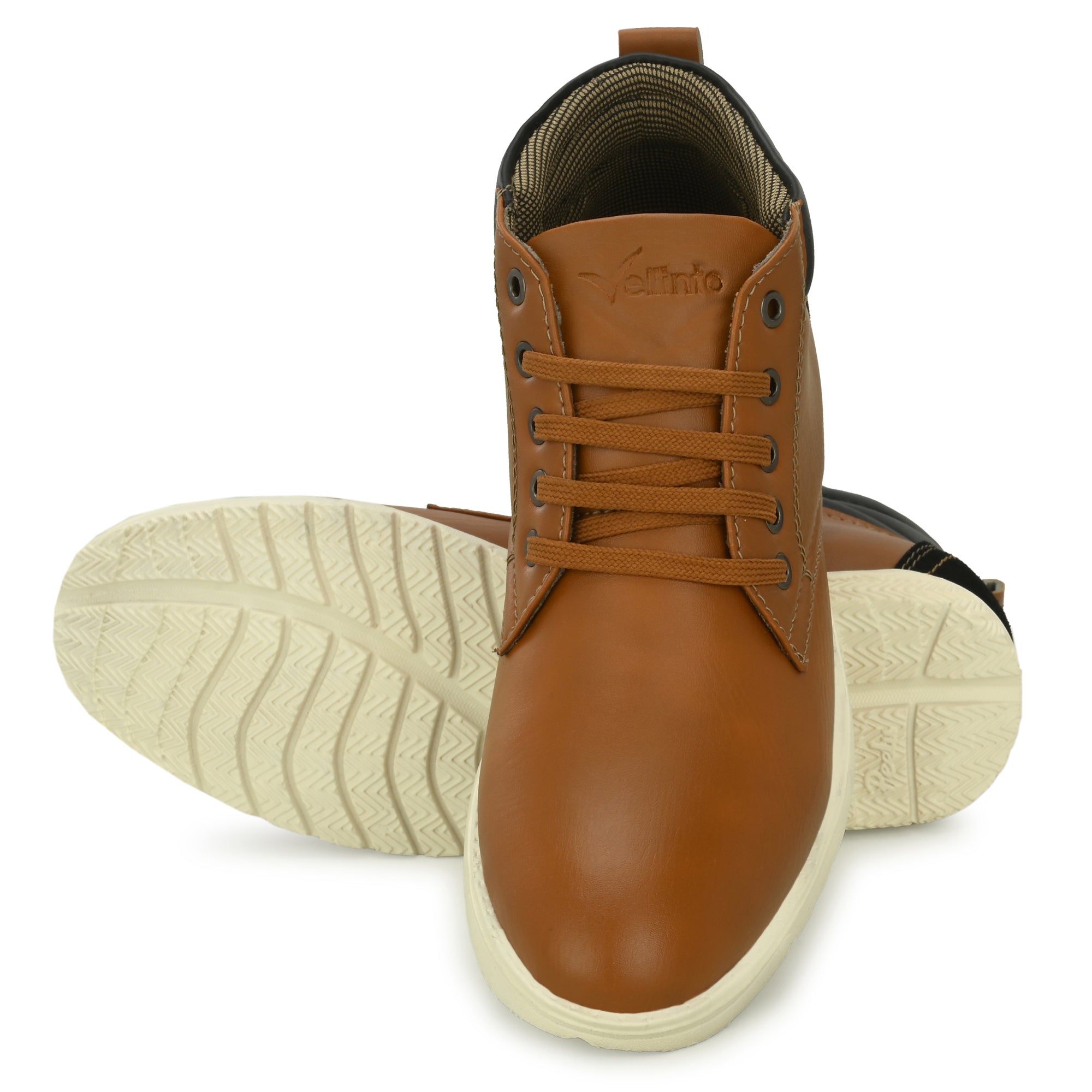 Vellinto KIERAN Casual Mid-Ankle Boots For Men ll Daily Use Casual Shoes For Men