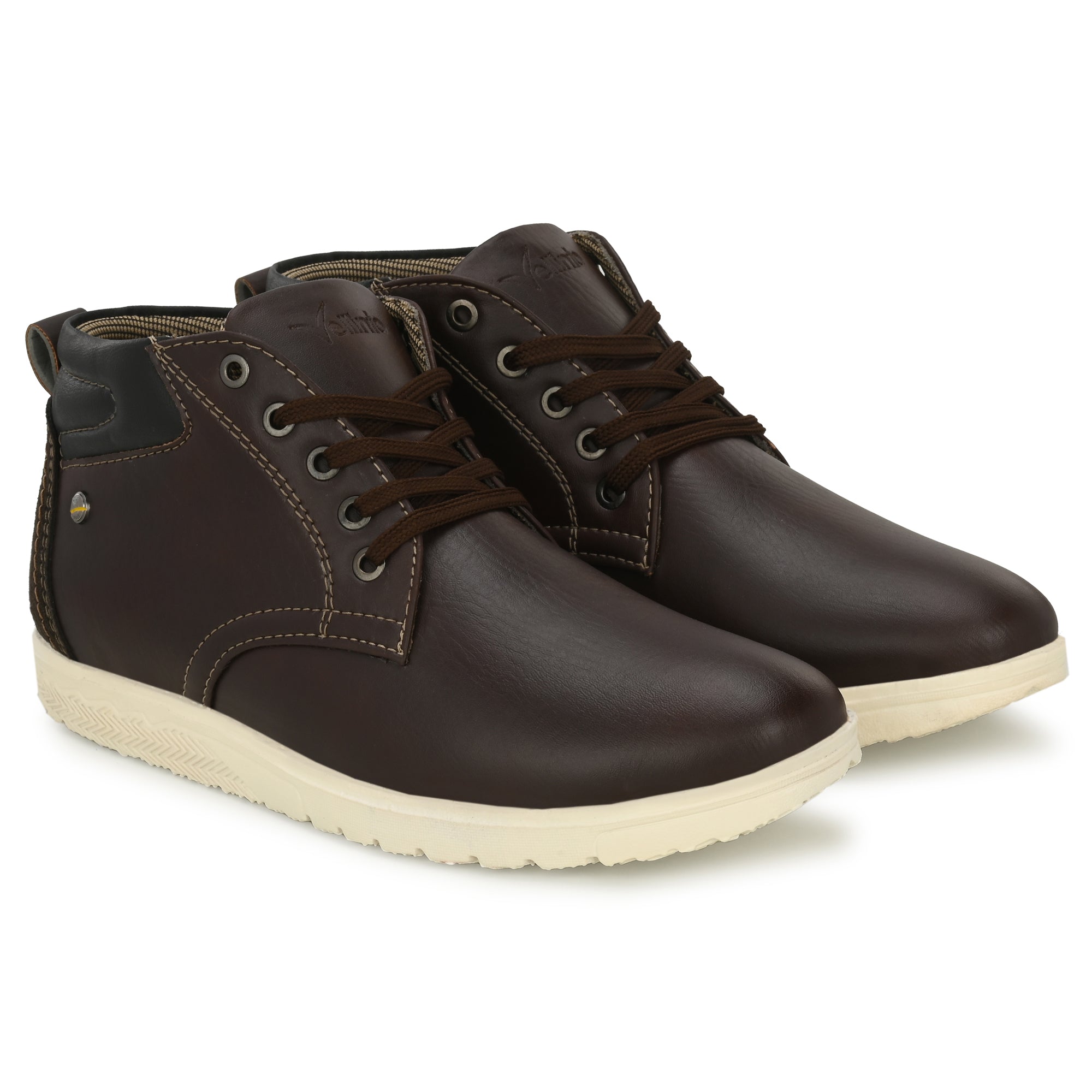 Vellinto KIERAN Casual Mid-Ankle Boots For Men ll Daily Use Casual Shoes For Men