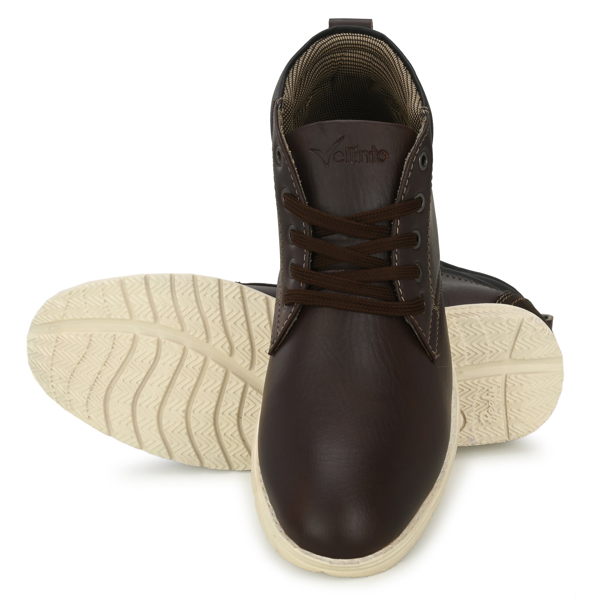 Vellinto KIERAN Casual Mid-Ankle Boots For Men ll Daily Use Casual Shoes For Men
