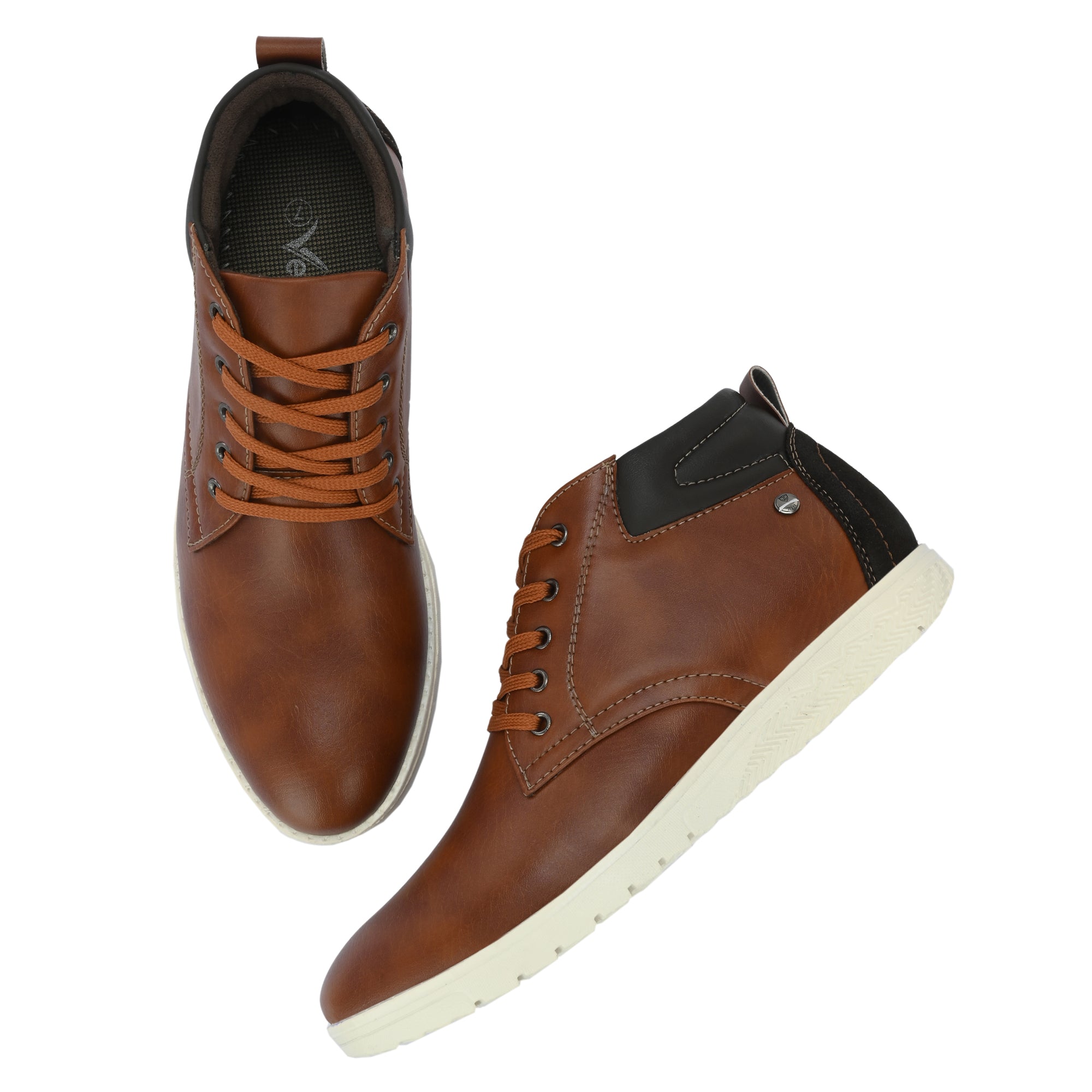 Vellinto KIERAN Casual Mid-Ankle Boots For Men ll Daily Use Casual Shoes For Men