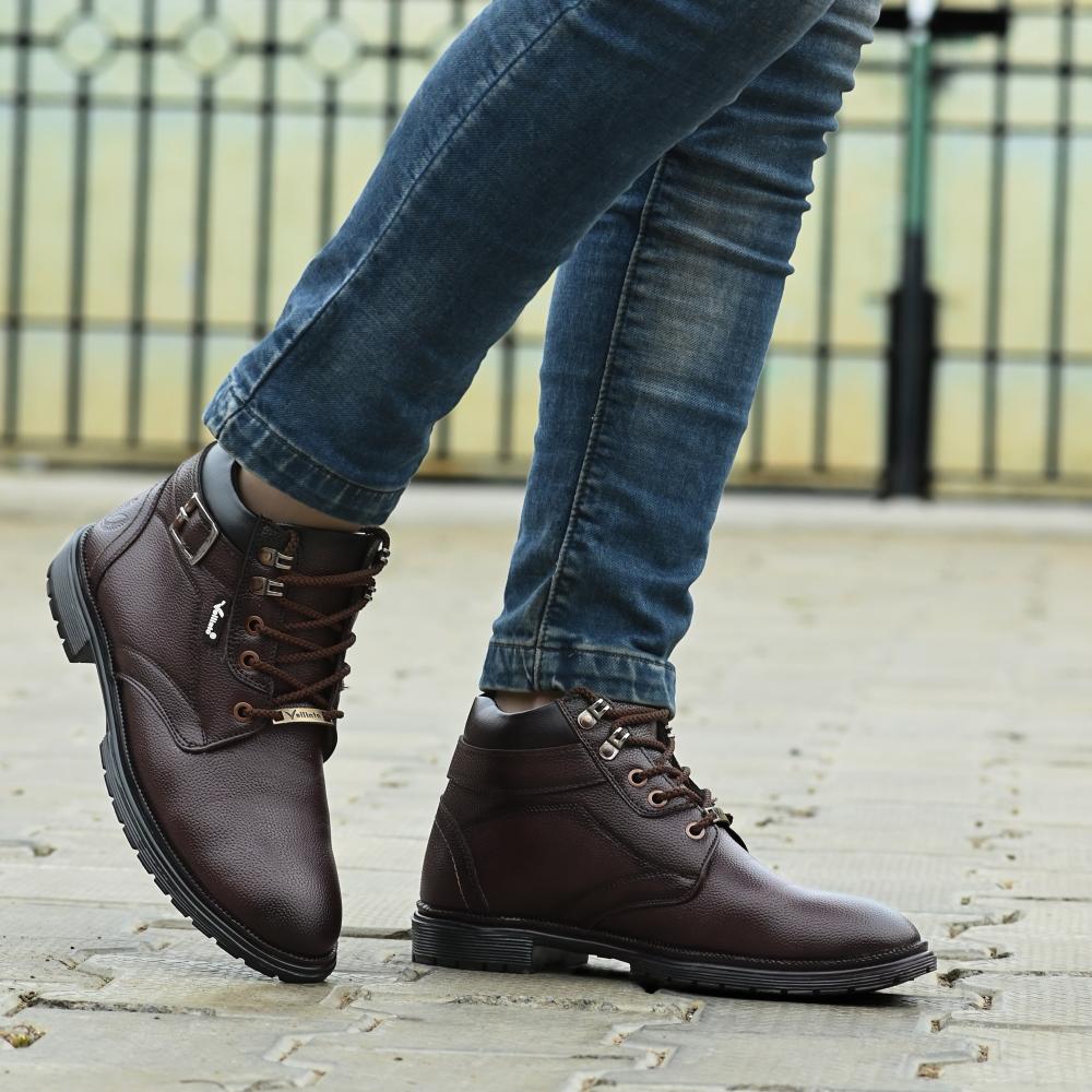 Vellinto PREDATOR Men's Casual Outdoor Synthetic Leather Boots