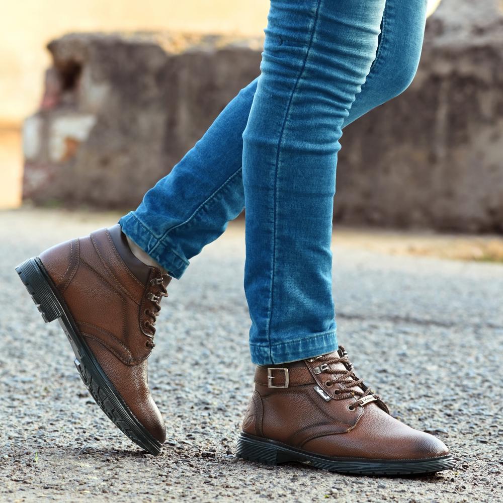 Vellinto PREDATOR Men's Casual Outdoor Synthetic Leather Boots