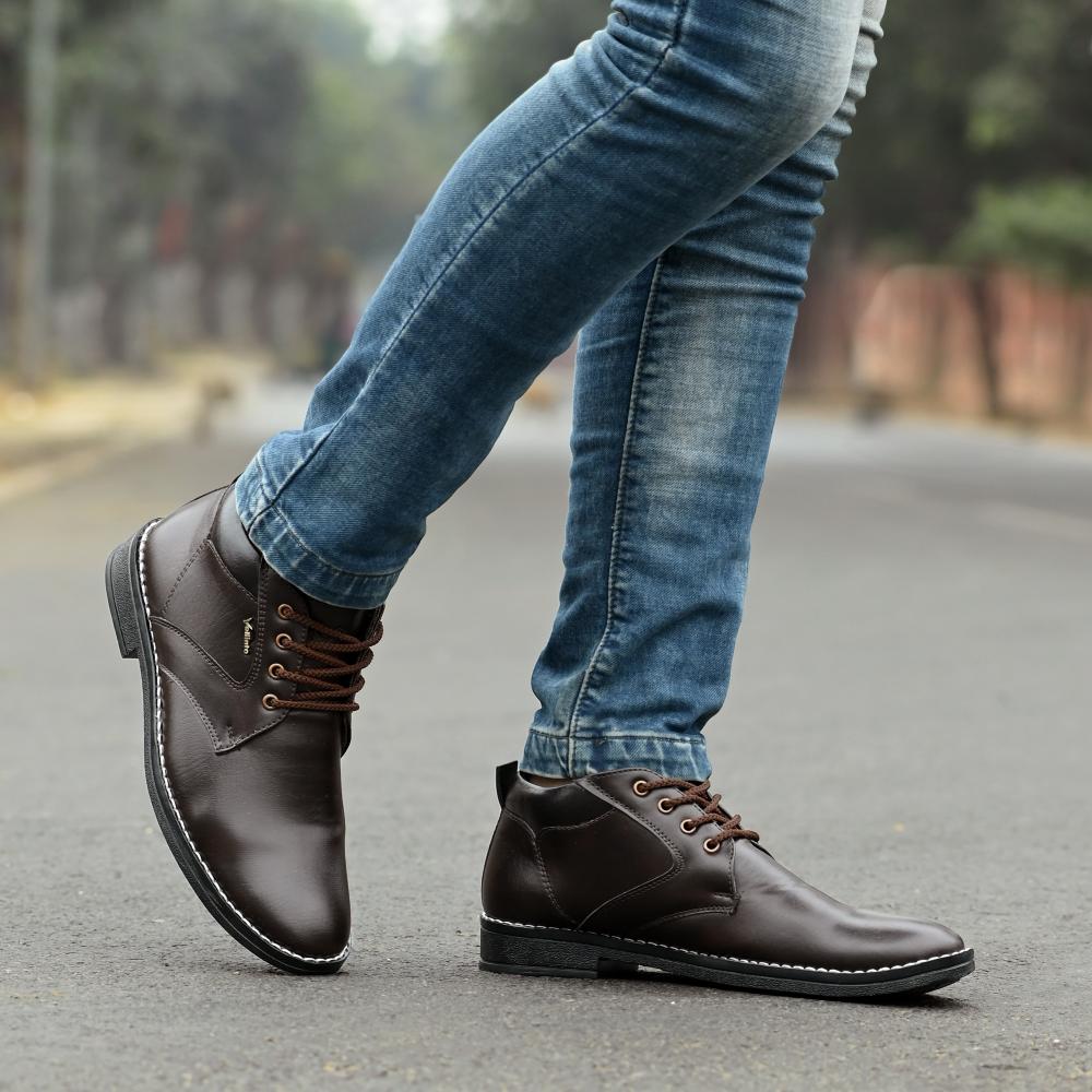Vellinto SKULLCRUSH Casual Synthetic Boots For Men