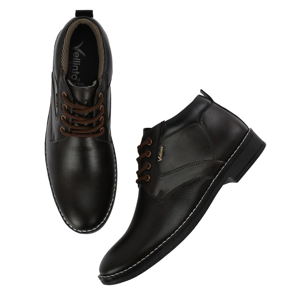 Vellinto SKULLCRUSH Casual Synthetic Boots For Men