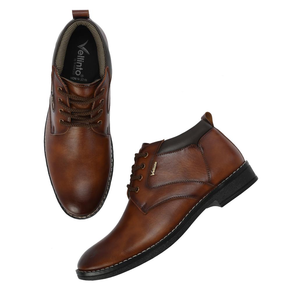 Vellinto SKULLCRUSH Casual Synthetic Boots For Men