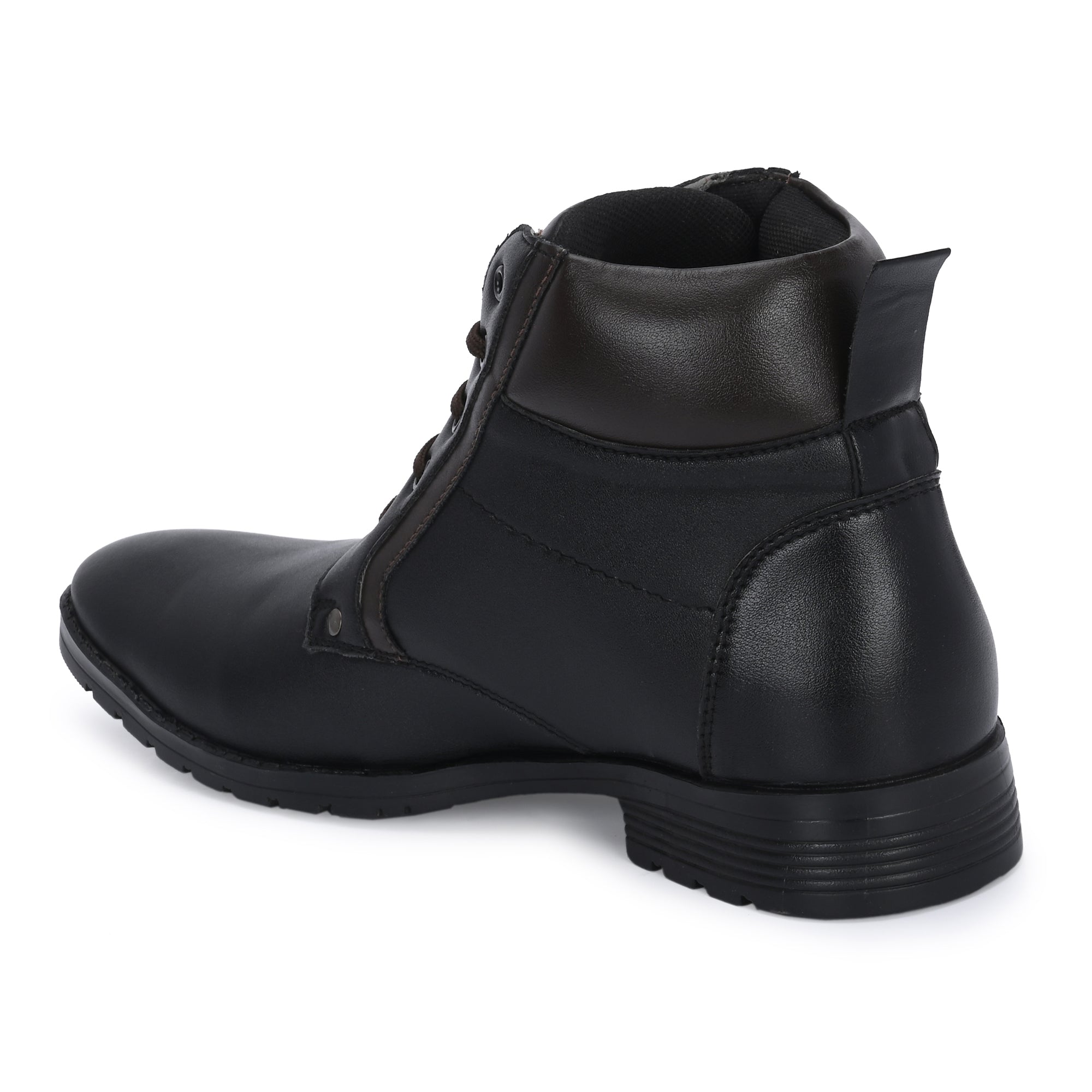 Vellinto LEE-GRAIN Casual Mid-Ankle Synthetic Leather Boots For Men
