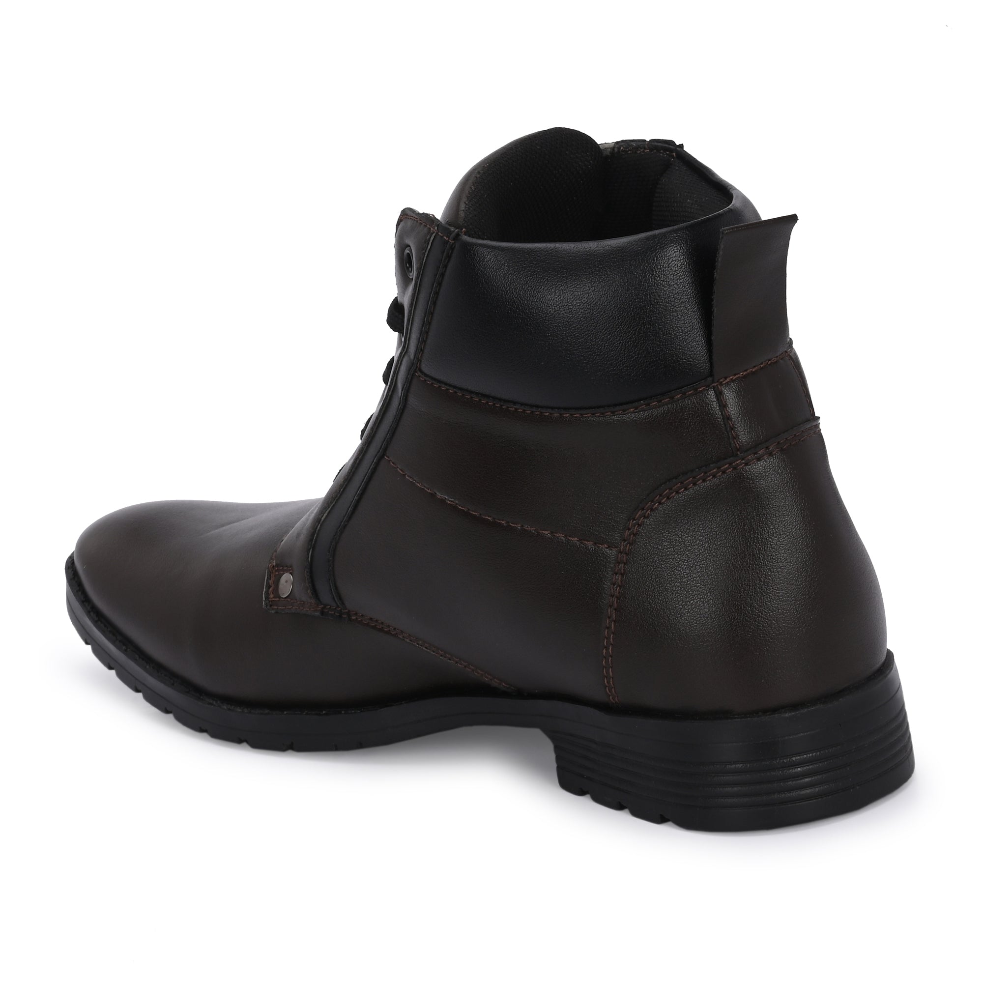 Vellinto LEE-GRAIN Casual Mid-Ankle Synthetic Leather Boots For Men