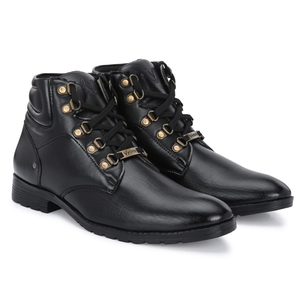 Vellinto BACARDY Casual Mid-Ankle Synthetic leather Boots For Men