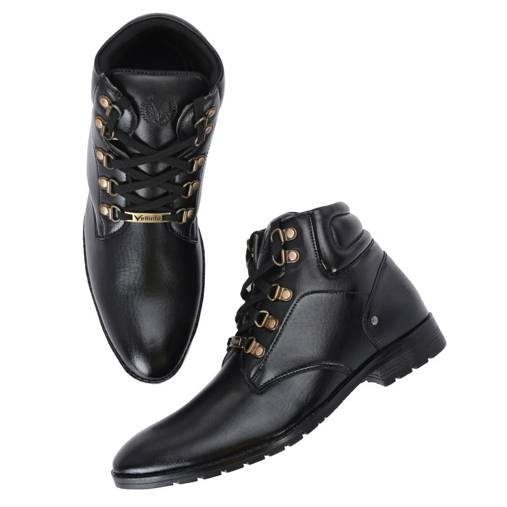 Vellinto BACARDY Casual Mid-Ankle Synthetic leather Boots For Men