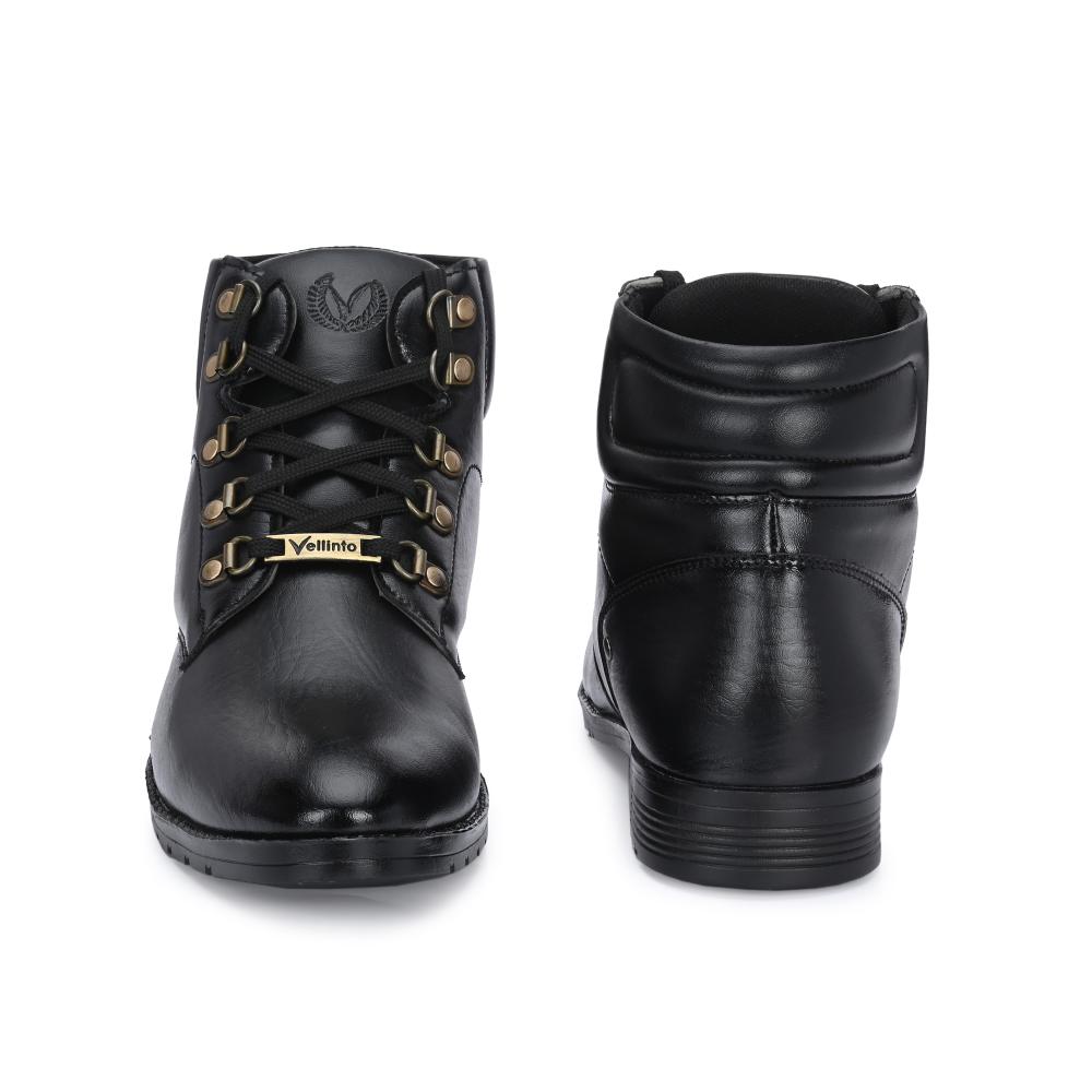 Vellinto BACARDY Casual Mid-Ankle Synthetic leather Boots For Men