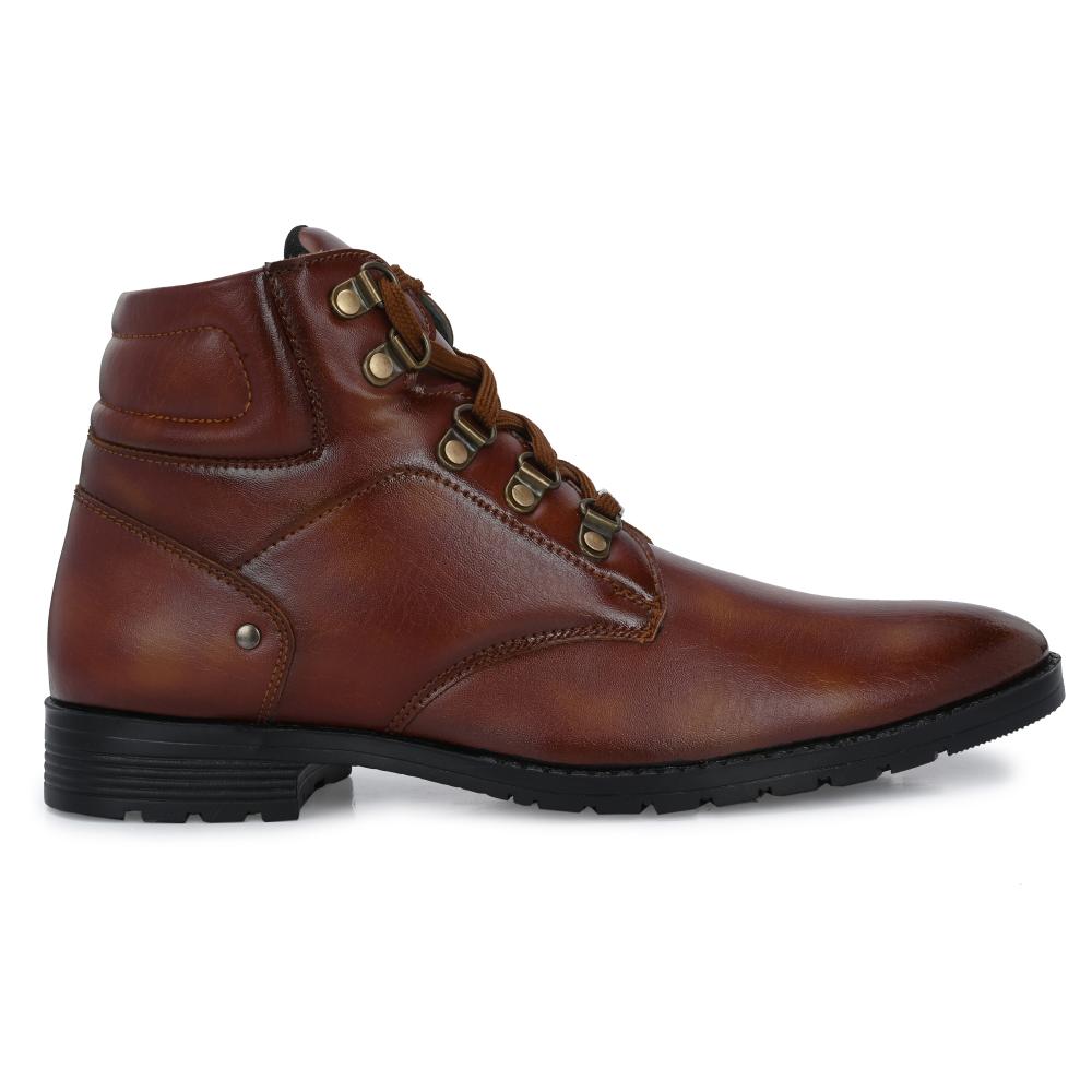 Vellinto BACARDY Casual Mid-Ankle Synthetic leather Boots For Men