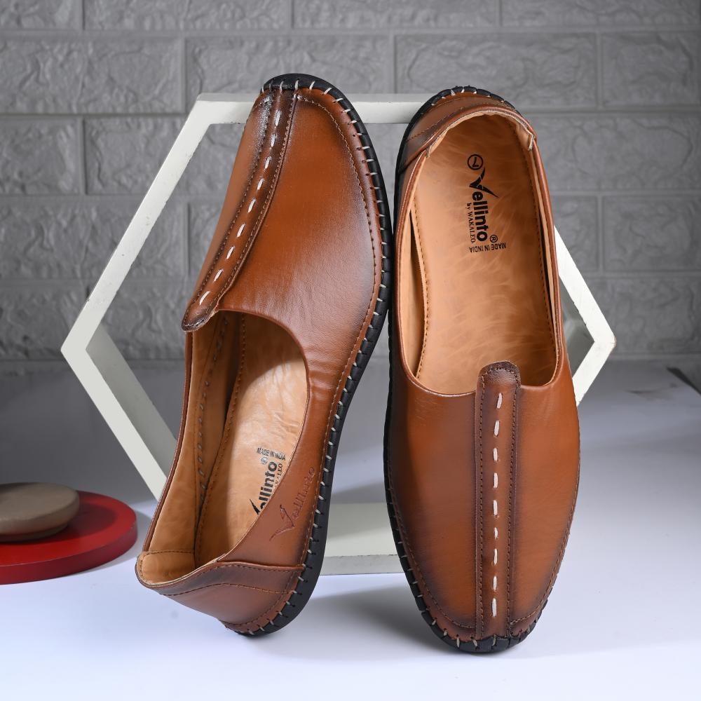 Vellinto PIND-DI Cool Rajasthani Jutis For Men Mojaris For Men Nagra For Men