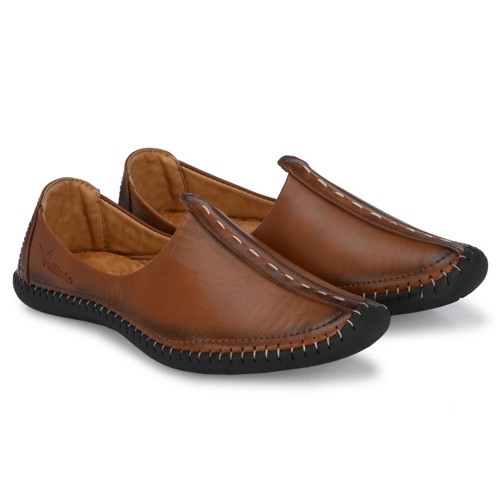 Vellinto PIND-DI Cool Rajasthani Jutis For Men Mojaris For Men Nagra For Men