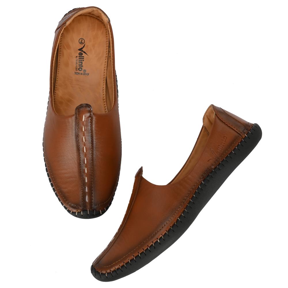 Vellinto PIND-DI Cool Rajasthani Jutis For Men Mojaris For Men Nagra For Men