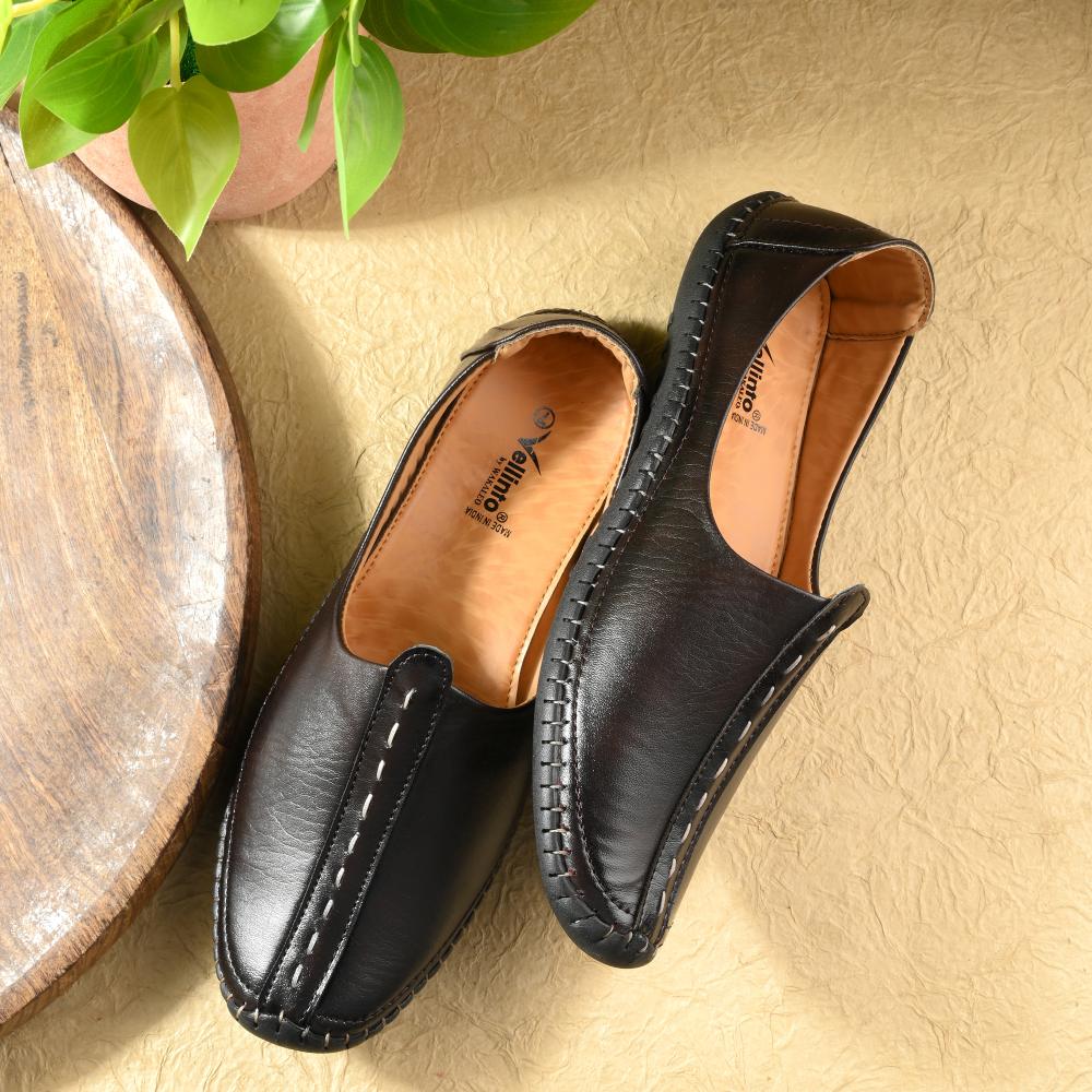 Vellinto PIND-DI Cool Rajasthani Jutis For Men Mojaris For Men Nagra For Men