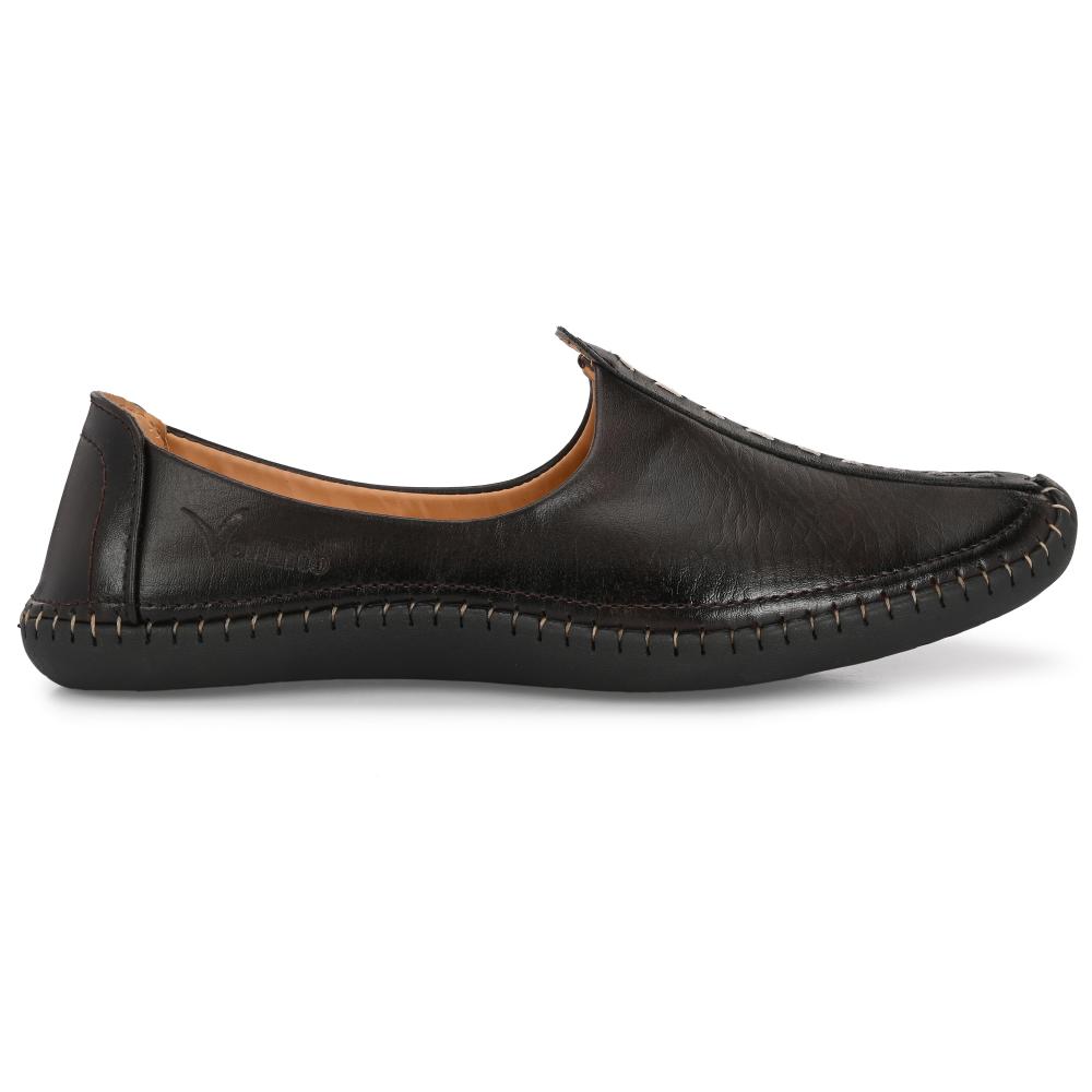 Vellinto PIND-DI Cool Rajasthani Jutis For Men Mojaris For Men Nagra For Men