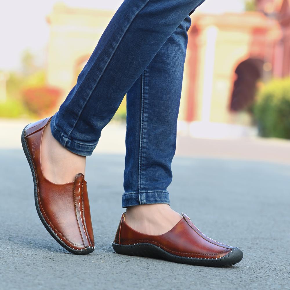 Vellinto PIND-DI Cool Rajasthani Jutis For Men Mojaris For Men Nagra For Men