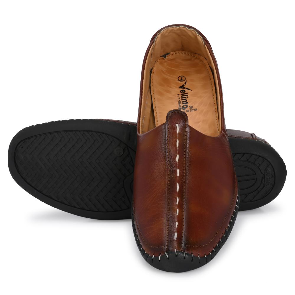 Vellinto PIND-DI Cool Rajasthani Jutis For Men Mojaris For Men Nagra For Men