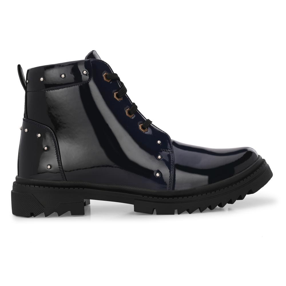 Vellinto SWIFT Royal Party Wear ll Casual ll Latest Patent Leather Boots for Men