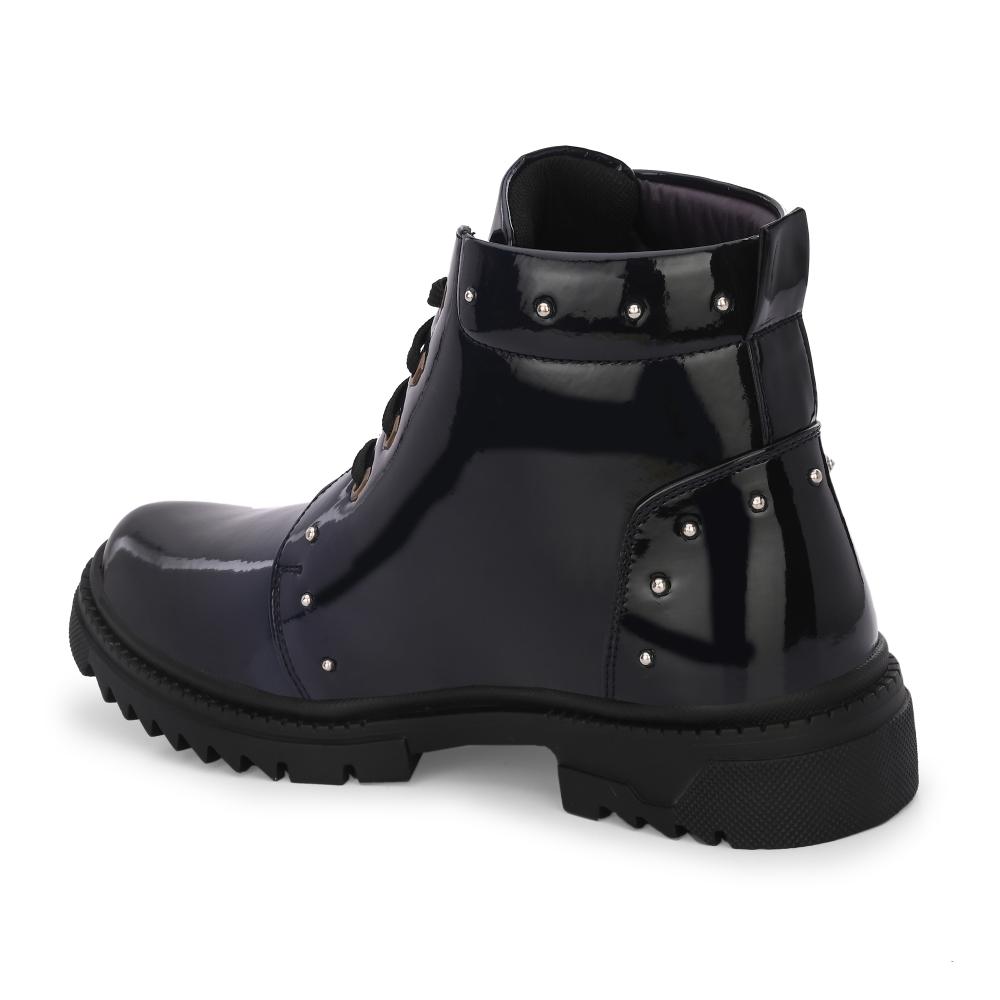 Vellinto SWIFT Royal Party Wear ll Casual ll Latest Patent Leather Boots for Men