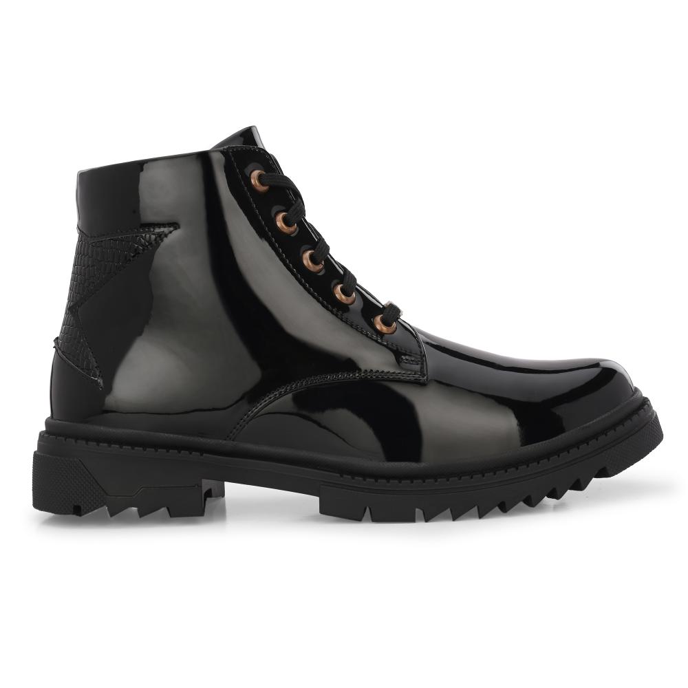 Vellinto SOVEREIGN Royal Party Wear ll Casual ll Latest Patent Leather Boots for Men