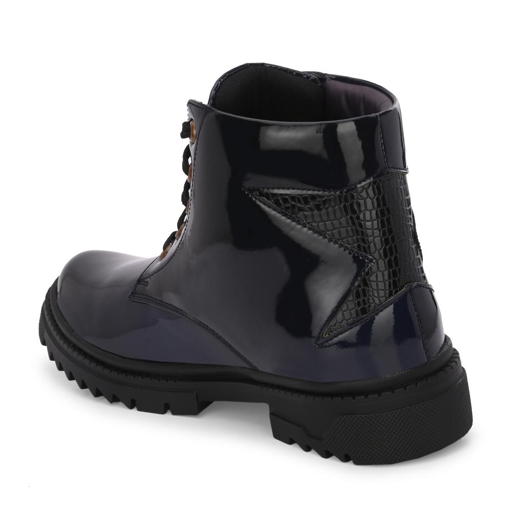 Vellinto SOVEREIGN Royal Party Wear ll Casual ll Latest Patent Leather Boots for Men