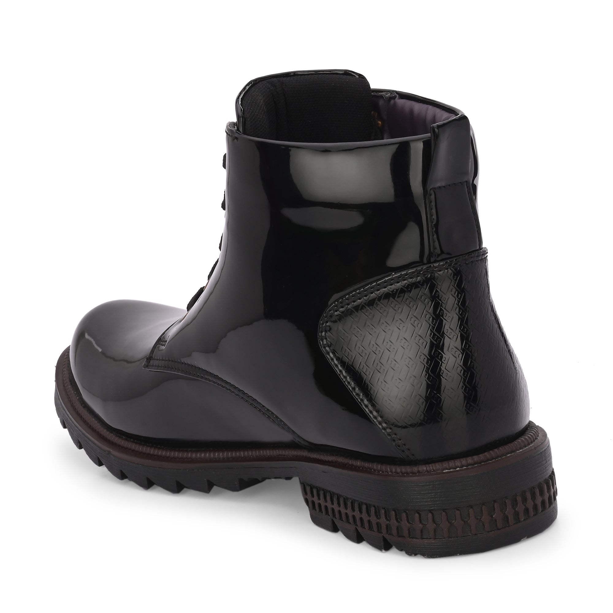 Vellinto VIROLA Royal Party Wear ll Casual ll Latest Patent Leather Boots for Men