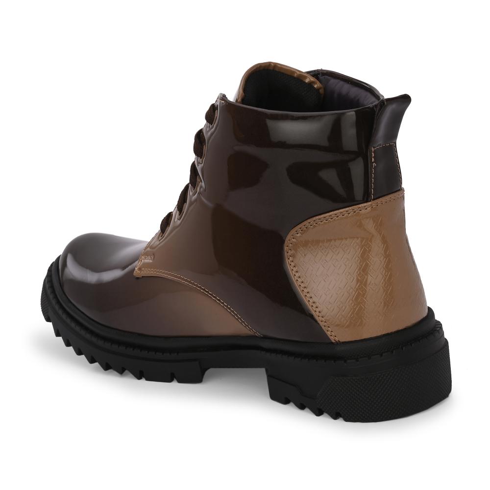 Vellinto VIROLA Royal Party Wear ll Casual ll Latest Patent Leather Boots for Men