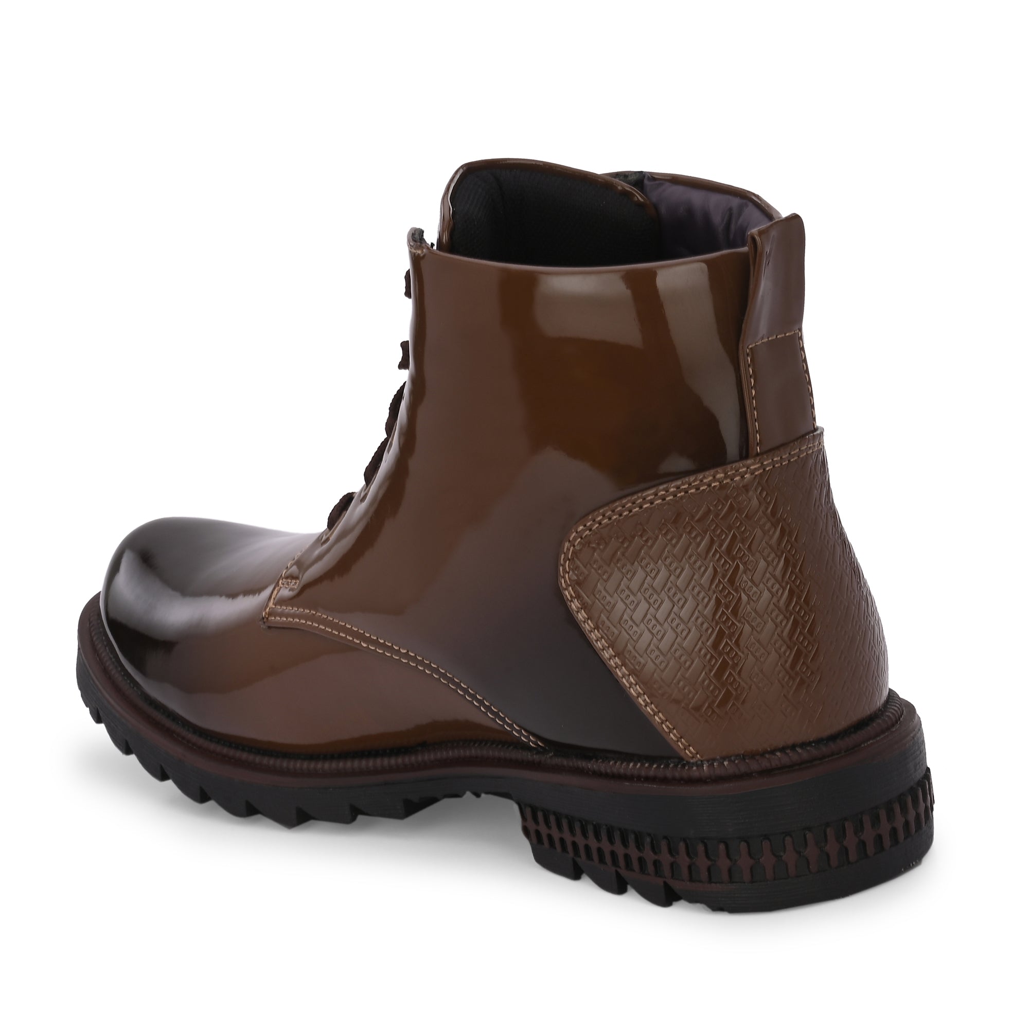 Vellinto VIROLA Royal Party Wear ll Casual ll Latest Patent Leather Boots for Men