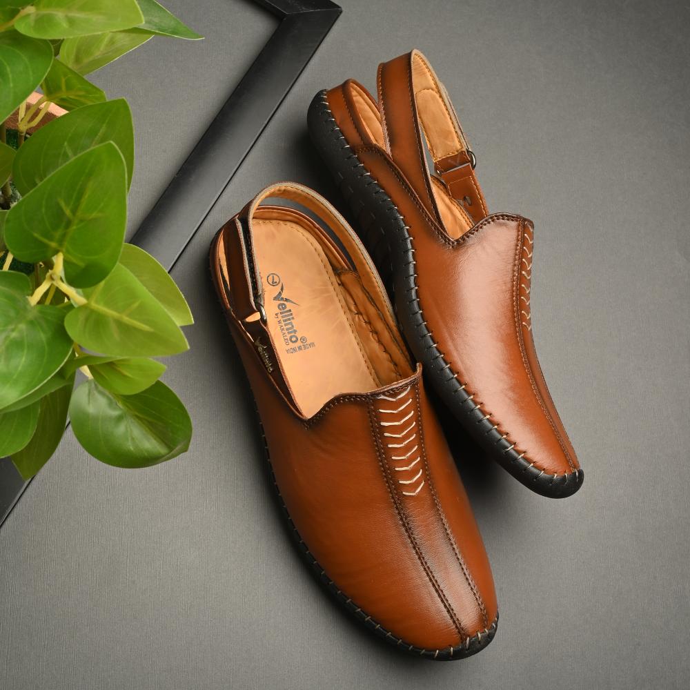 Vellinto REECE Ethnic Sandals For Men ll Casual Sandals For Men ll Tradition Sandals For Men