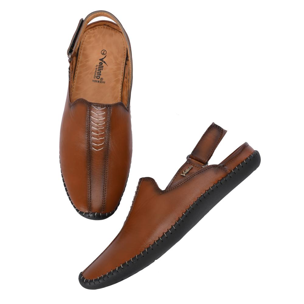 Vellinto REECE Ethnic Sandals For Men ll Casual Sandals For Men ll Tradition Sandals For Men
