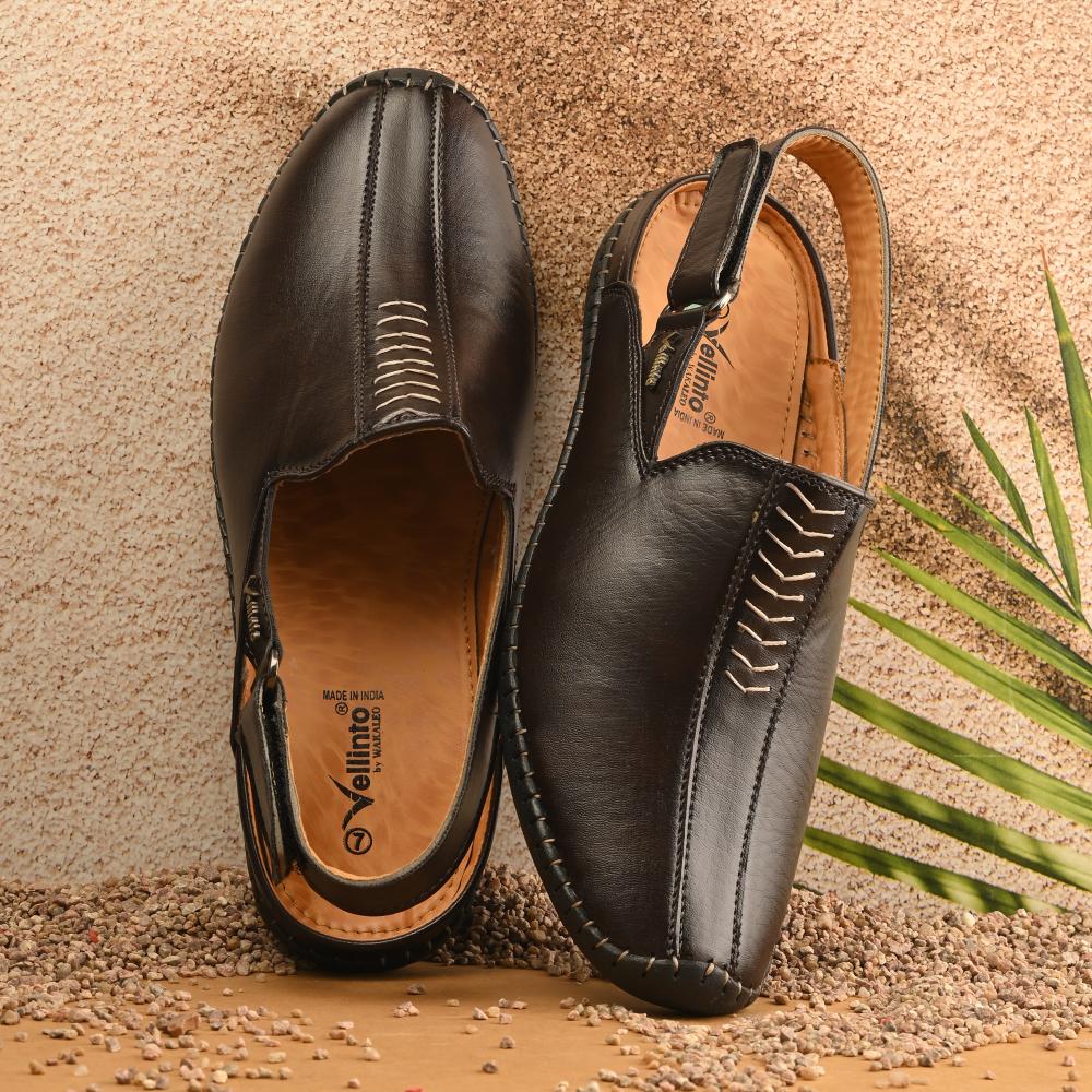 Vellinto REECE Ethnic Sandals For Men ll Casual Sandals For Men ll Tradition Sandals For Men