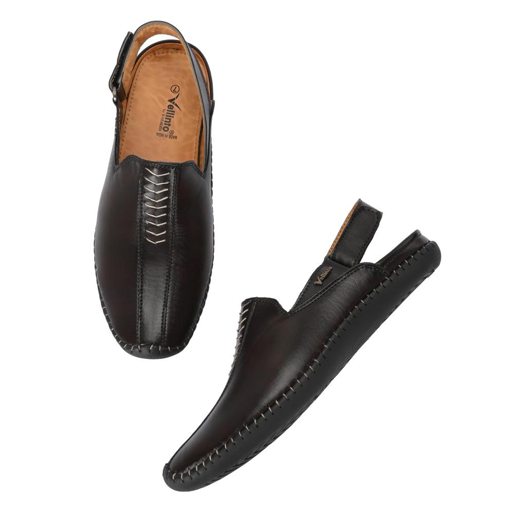 Vellinto REECE Ethnic Sandals For Men ll Casual Sandals For Men ll Tradition Sandals For Men