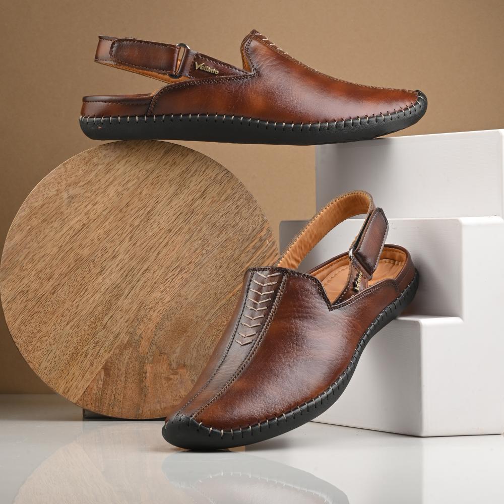 Vellinto REECE Ethnic Sandals For Men ll Casual Sandals For Men ll Tradition Sandals For Men