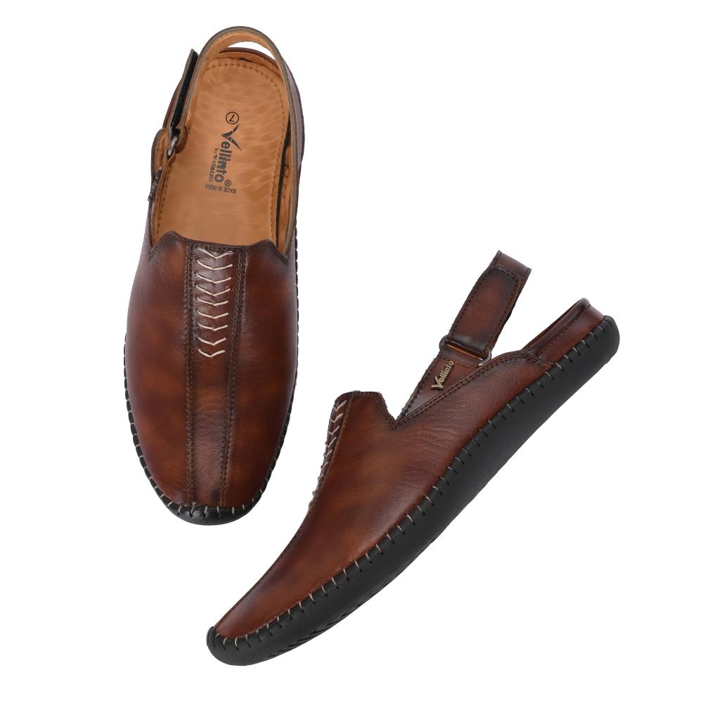 Vellinto REECE Ethnic Sandals For Men ll Casual Sandals For Men ll Tradition Sandals For Men